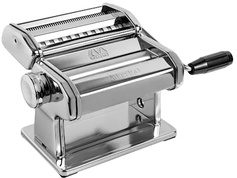 Marcato Atlas 150, Máquina para Pasta, Acero Cromado, Ancho 150 cm, 3 Accesorios Incluidos