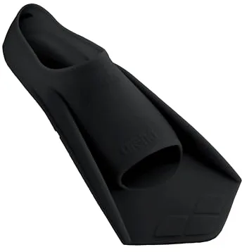 arena Powerfin Aletas de Entrenamiento para Piscina, Aletas para Adultos, 100% Silicona, Aletas Cortas y Cómodas para Piscina