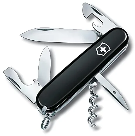 Victorinox Spartan, Navaja con 12 funciones, incluyendo hoja, sacacorchos y abrelatas