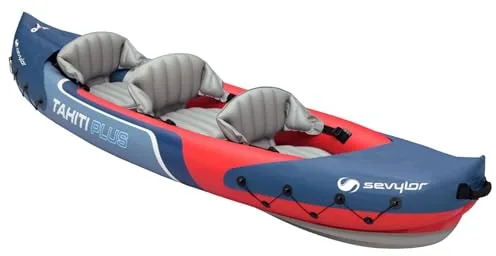 SEVYLOR Tahiti Plus Hinchable, Kayak Blau Rot Grau 385 X 90 Cm 205516, Azul (Blue), 363 X 88 Cm