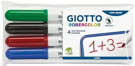 Giotto Robercolor Marcadores Pizarra Blanca (M) Blíster 4 Uds