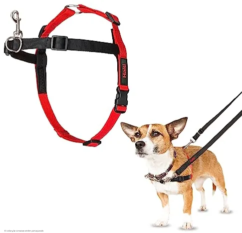 Arnés de control frontal HALTI - Para evitar que tu perro tire de la correa, Ajustable, Ligero y Fácil de Usar. Adiestramiento canino antitirones Arnés para perros pequeños (Talla S)