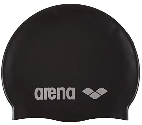 ARENA Classic Silicone Gorro de Natación Unisex, Gorro de Natación para Mujeres y Hombres, Gorro de Natación con Borde Reforzado, Gorro de Natación Suave y Resistente