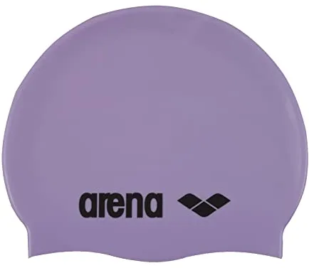 Arena Classic Silicone Gorro de Natación Unisex para Mujeres y Hombres, con Borde Reforzado, Suave y Resistente