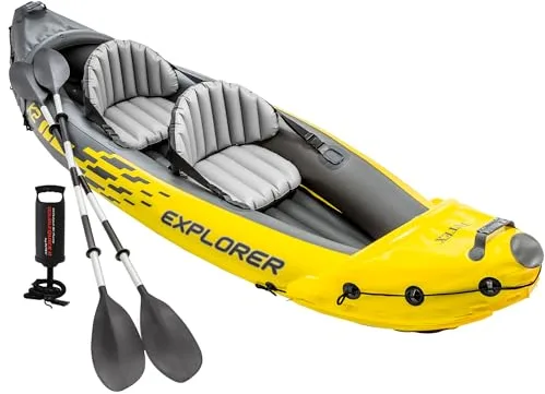 Intex Kayak Hinchable para Adultos Explorer K2 para 2 Personas (68307)
