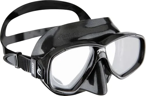 Cressi Perla - Gafas de Snorkeling, Color Negro