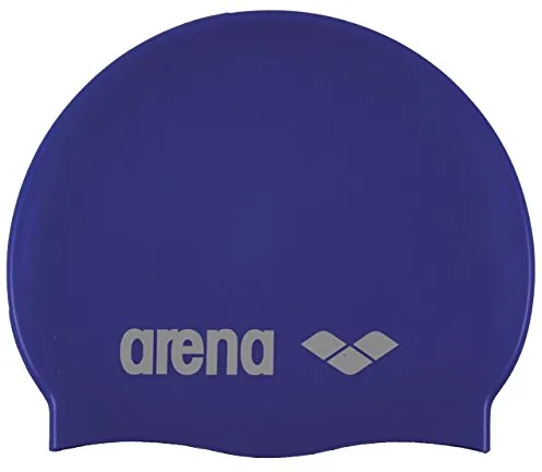 Arena Classic Silicone Gorro de Natación Unisex, Gorro de Natación para Mujeres y Hombres, Gorro de Natación con Borde Reforzado, Gorro de Natación Suave y Resistente