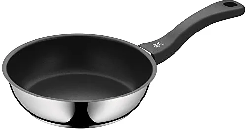 WMF Devil - Sartén Antiadherente 20 cm, Sartén de Acero Inoxidable y Revestimiento Antiadherente para Todo Tipo de Cocinas Incluido Inducción, sin PFOA, Color Negro
