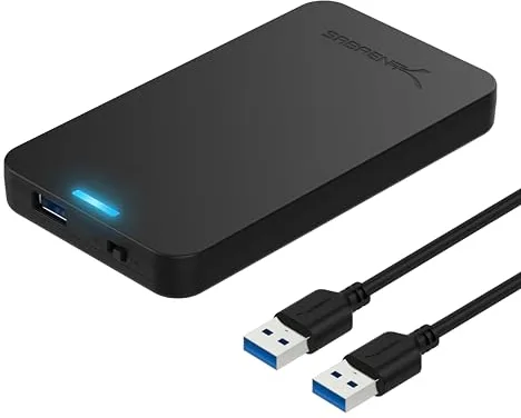 SABRENT Carcasa Discos Duros SATA SSD/HDD de 2,5