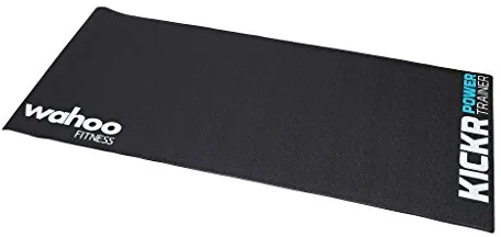 Wahoo Fitness KICKR Trainning Mat, color negro, 91.4 x 198.1 cm