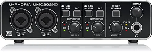 Behringer U-PHORIA UMC202HD Interface de audio/midi usb