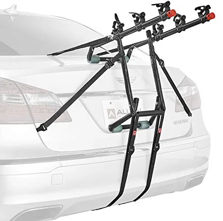 Portabicicletas Allen Sports Deluxe de 3 Bicicletas para Montar en el Maletero, Modelo 103DN-R.