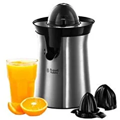 Russell Hobbs 22760-56 Exprimidor de Zumo Eléctrico, Color Acero Inoxidable/Gris