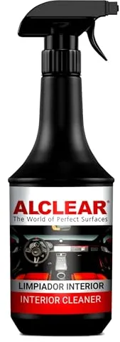 ALCLEAR 721IR Limpiador de interior de coche con efecto profundo para cabina, tapicería, cuero, interior, cuidado del coche de salpicadero, 1.000 ml
