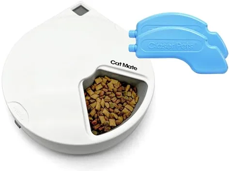 Cat Mate C500 Automatic Pet Feeder with Digital Timer for Cats and Small Dogs