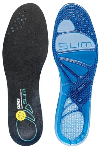 Sidas Cushioning Gel Slim, Plantillas Deportivas Hombre, Azul (Blue), 42 43 EU