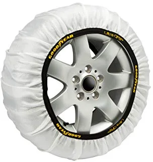 Goodyear Juego de 2 Cadenas de Nieve Textiles para Coche Goodyear Ultra GRIP Talla XL