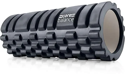 Core Balance Rulo de Masaje Muscular Para Tejidos Profundos – Rodillo de Masaje para Aliviar Puntos de Tensión – Foam Roller Masajeador Deportivo – Rulo de Fisioterapia, Fitness y Gimnasio