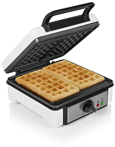 Princess 132397 Gofrera – Hace 2 gofres belgas – 1200 W - Blanca