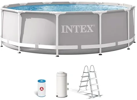 Intex 26716NP - Piscina redonda desmontable intex prisma frame 366x99 cm con depuradora