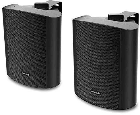 Audibax PR-52 Black Pareja Altavoces 100W Stereo con Soporte