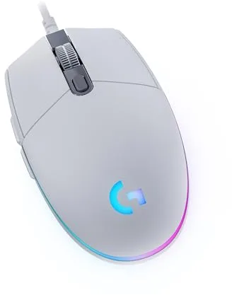 Logitech G G203 LIGHTSYNC Ratón Gaming con Iluminación RGB Personalizable, 6 Botones Programables, Captor 8K para Gaming, Seguimiento de hasta 8,000 dpi, Ultra-Ligero - Blanco