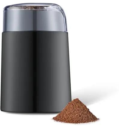 Amazon Basics Molinillo de café eléctrico, negro
