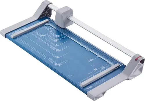 Dahle 507 Craft Creative DIN A4 autoafilable guillotina cortadora de papel con presión automática, azul