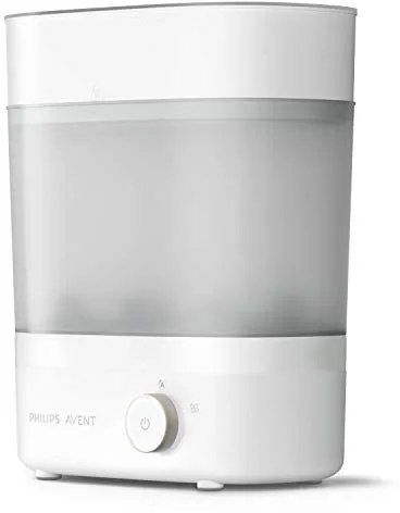 Philips Avent esterilizador y secador de biberones de alta calidad, elimina el 99,9% de las bacterias, sin productos químicos, capacidad para 6 biberones/tetinas/accesorios, modelo SCF293/00