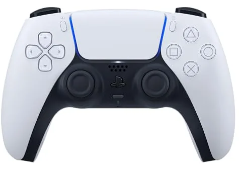 Sony Official PlayStation 5 - DualSense Wireless Controller - White - EN/FR/AR (PS5)