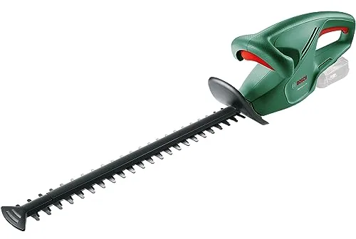Bosch Tijeras cortasetos a batería EasyHedgeCut 18-45 (sin batería, sistema de 18 voltios, longitud de la cuchilla de 45 cm, embalaje en caja)