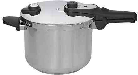 Jata HOLL2230 - Olla a Presión Rápida 10 litros, Acero Inoxidable, Apta para todas Cocinas Incluida Inducción, Diámetro 24 cm