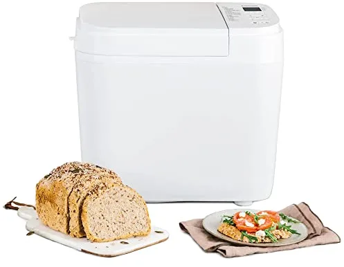 Panasonic SD-B2510WXE Panificadora Automática, 850W, Sensor de Temperatura, Temporizador Digital 13H, 25 Programas, Blanco