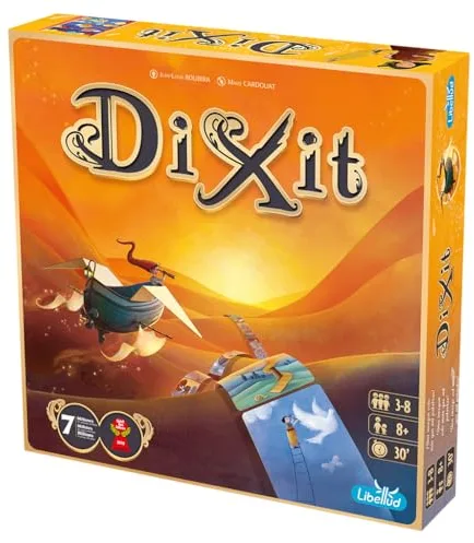 Asmodee| Dixit | Una Imagen Vale más Que mil Palabras | Juego de Imaginación y Creatividad Ganador de Varios Premios | A Partir de 8 Años | De 3 a 8 Jugadores | 30 Minutos por Partida | Español