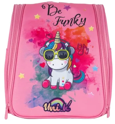 Konix Unik Mochila de protección y Transporte Consola, Juegos y Accesorios Nintendo Switch, Switch Lite y Switch OLED - Diseño Be Funky, Unicornio