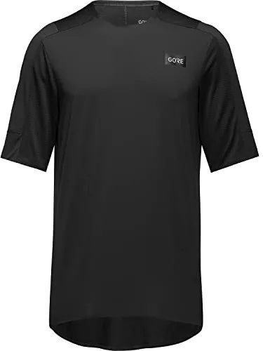 GORE WEAR Maillot de manga corta TrailKPR Tech para hombre, L, Negro