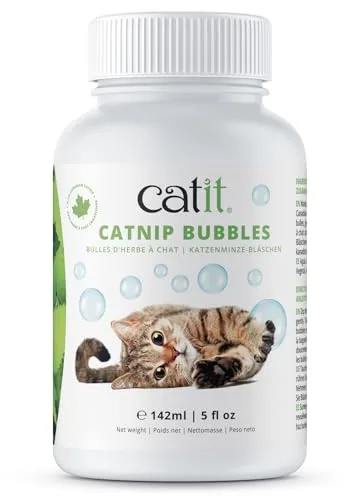 Catit 44776 Burbujas de Hierba Gatera para Estimular Gatos Interiores Y Exteriores