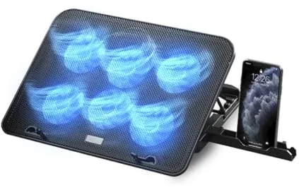 NK Base Refrigeradora Portátil - Ventilador Ordenador Portatil de 12-17