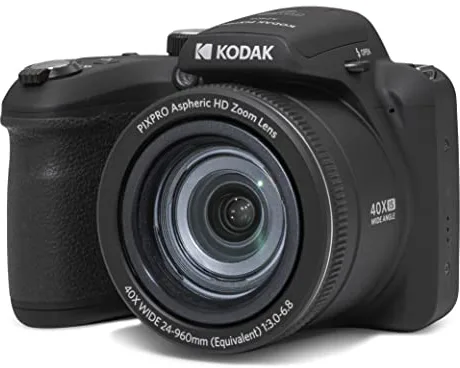 KODAK Pixpro Astro Zoom AZ405 - Cámara Digital Bridge, Zoom de 40x, Gran Angular de 24 mm, 20 megapíxeles, LCD de 3