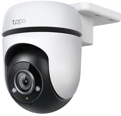 Tapo C500 - Cámara Vigilancia Wi-FI Exterior 360º, Resolución 1080p, Detección Movimiento, Visión Nocturna hasta 30 m, Audio Bi-direccional, Sirena, Compatible Alexa y Google, 2MP