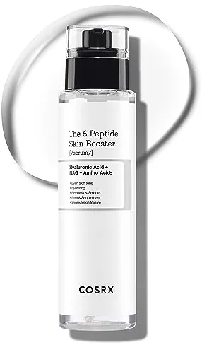 COSRX Tónico Sérum de 6X Peptidos Collagen Booster, Niacinamida y Ácido Hialurónico, Esencia Facial Potenciadora de Renovación Cutánea, para Todo Tipo de Piel, Libre de Parabenos, Korean Skincare
