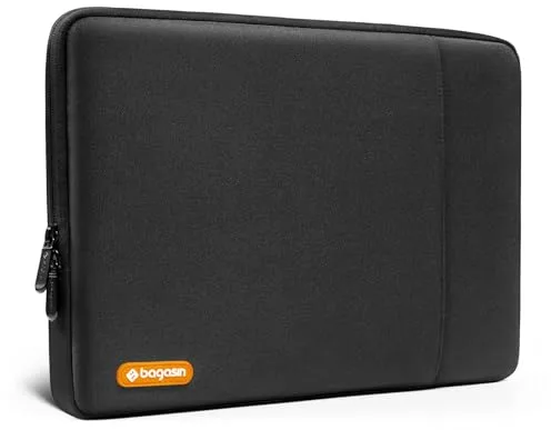 Bagasin Funda para Portátil de 15 15.6 16 Pulgadas con protección en Esquinas y Bordes, Bolsa para portátil Compatible con MacBook, HP, DELL, Lenovo, ASUS