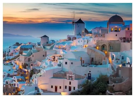 Ravensburger - Puzzle 1000 Piezas Santorini | Puzzle Adultos 70x50cm | Puzzle 1000 Piezas Grecia | Rompecabezas Adultos Paisajes