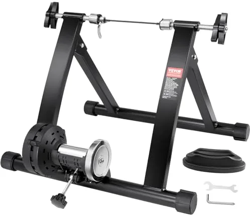 VEVOR Soporte de Entrenamiento para Bicicleta Entrenador de Bicicleta Magnético Estacionario para Ruedas de 26