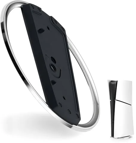 PRITOK Soporte Vertical para PS5 Slim: Stand para Playstation 5 Slim Discos y Digital, Consola PS5 Slim