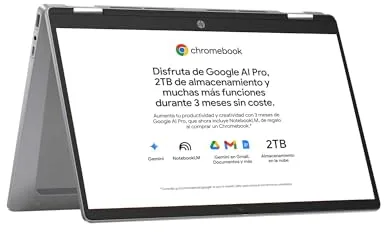 HP Chromebook x360 - Ordenador portátil de Google 14