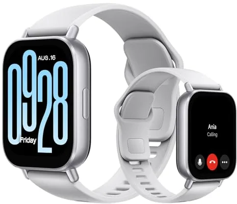 XIAOMI Redmi Watch 5 Active, Llamadas Bluetooth, Pantalla LCD de 2 Pulgadas, Monitor de frecuencia cardíaca, 140 Modos Deportivos, hasta 18 días de autonomía, Plata