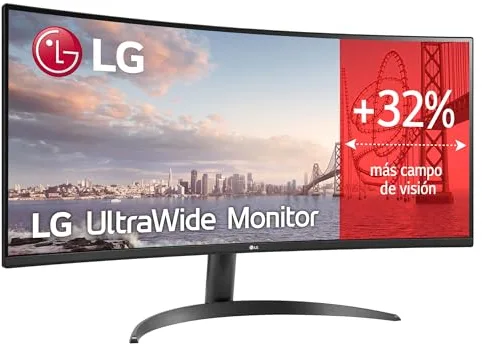 LG 34WR50QK-B - Monitor UltraWide Curvo, 34