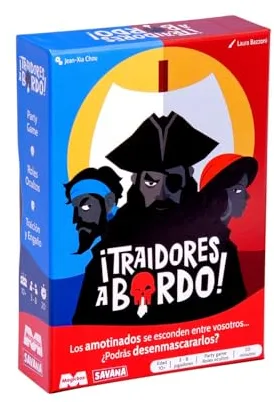 MAGICBOX Traidores a Bordo- Juego de Mesa de Roles Ocultos - Grupos Grandes - De 3 a 8 Jugadores - A Partir de 10 años.Versión en español