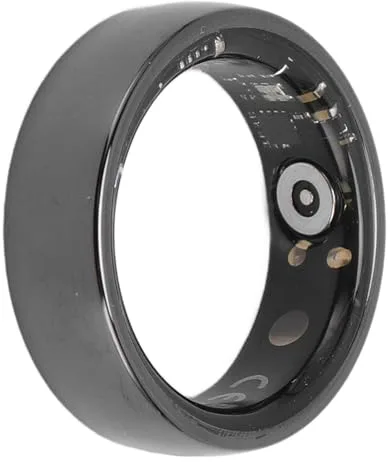 Annadue NFC Smart Ring, Health Tracker Ring con Modo Múltiple de Deporte, Podómetro, Resistencia Al Agua IP68 para el Uso Diario (12)